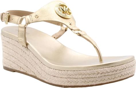 michael kors sandaal goud|Michael kors gold sandals + FREE SHIPPING .